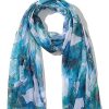 Hot Gregory Ladner Floral Scarf Gregory Ladner Discount Blue