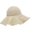 Wholesale Gregory Ladner Woven Wide Brim Hat Gregory Ladner Discount Sand