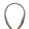 Clearance Gregory Ladner Wide Woven Headband Gregory Ladner Discount Dark