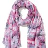 Hot Gregory Ladner Abstract Print Scarf Gregory Ladner Discount Blush