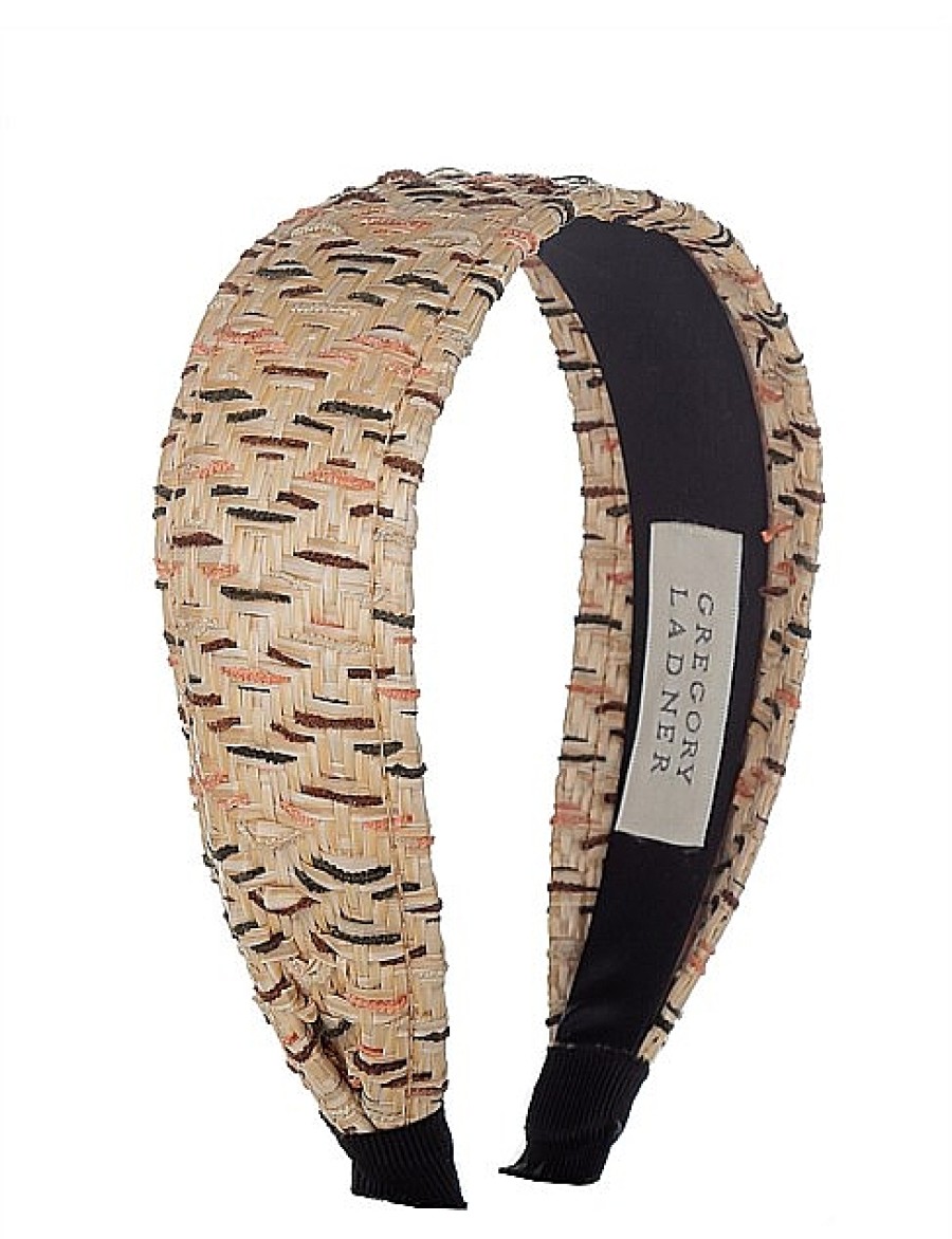 Hot Gregory Ladner Wide Woven Headband Gregory Ladner Promotions Natural