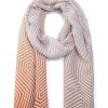 Best Gregory Ladner Ombre Geometric Print Scarf Gregory Ladner Cheap Blush