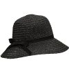 Online Gregory Ladner Wide Weave Breton Hat Gregory Ladner Limited Edition Black