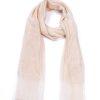 New Gregory Ladner Luerx Stripe Scarf Gregory Ladner Promotions Champagne