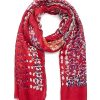 Hot Gregory Ladner Abstract Spot Scarf With Border Gregory Ladner Cheap Blush