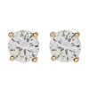 Hot Gregory Ladner Round Cubic Zirconia Stud Earring Gregory Ladner Wholesale Gold