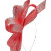 Best Gregory Ladner Sinamay Wide Loop Bow Headband Gregory Ladner Promotions Orange