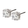 New Gregory Ladner Cubic Zirconia 6Mm Round Stud Gregory Ladner Wholesale Silver