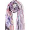 Clearance Gregory Ladner Floral Print Scarf Gregory Ladner Limited Edition Blues