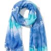 Clearance Gregory Ladner Watercolour Stripe Scarf Gregory Ladner Limited Edition Blue