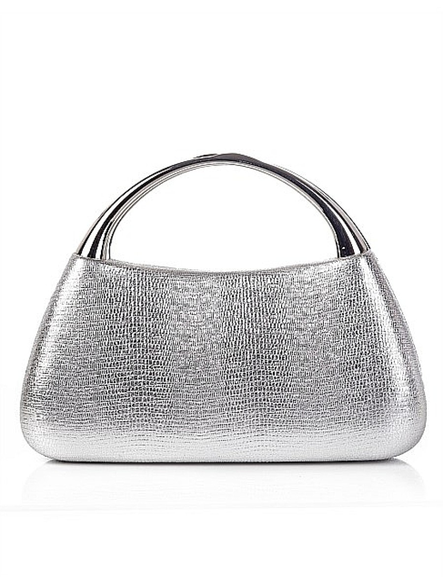 Wholesale Gregory Ladner Bulit In Handle Bag Gregory Ladner Discount Silver