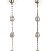 Hot Gregory Ladner Pearl Chain Drop Earrings Gregory Ladner Promotions Gold