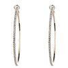 Best Gregory Ladner Large Cz Hoop Earrings Gregory Ladner Discount Gold