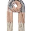 Wholesale Gregory Ladner Thick Stripe Scarf Gregory Ladner Cheap Grey/Camel/Blush