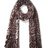 Online Gregory Ladner Animal Print Scarf Gregory Ladner Wholesale Caf